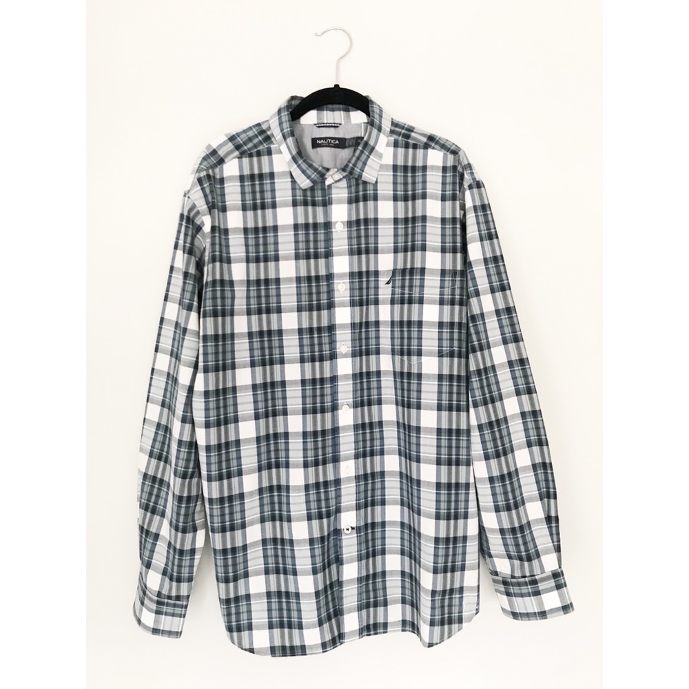 Nautica Long Sleeve Button Up
